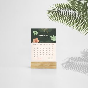 Wooden Calendar A6 #Sunny