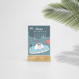 Wooden Calendar A6 #Laquitta