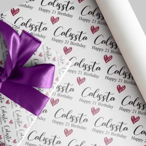 Custom Kertas Kado #Teks