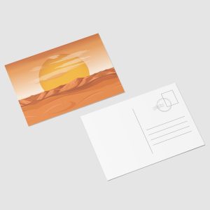 Postacard A6 #Desert