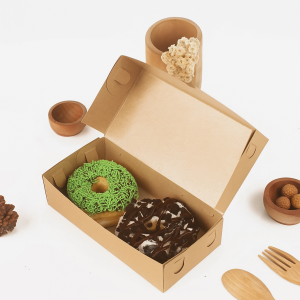 2010KD Kotak Donat Isi 2 Pcs Ukuran 20x10x5 cm